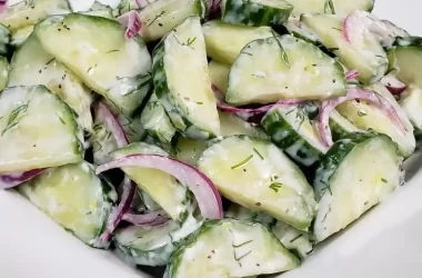 Creamy Cucumber Salad