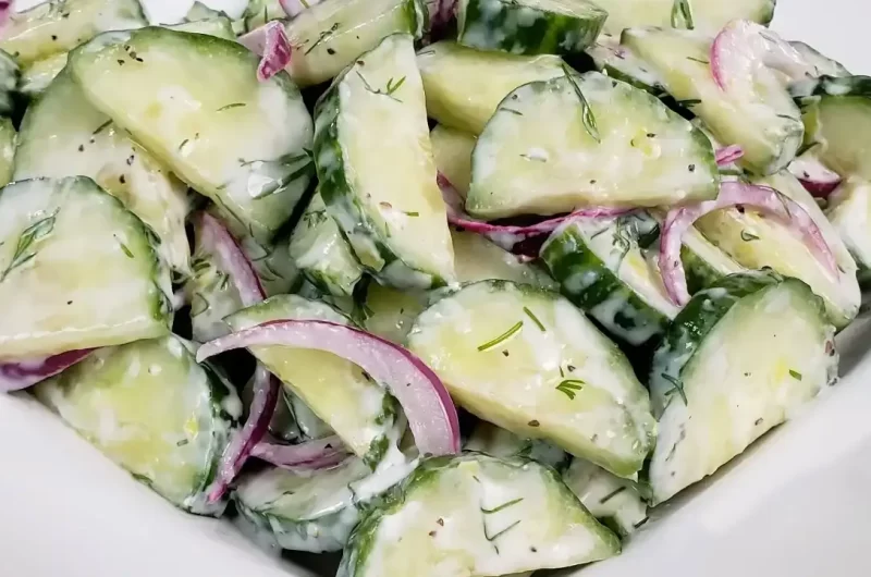 Creamy Cucumber Salad