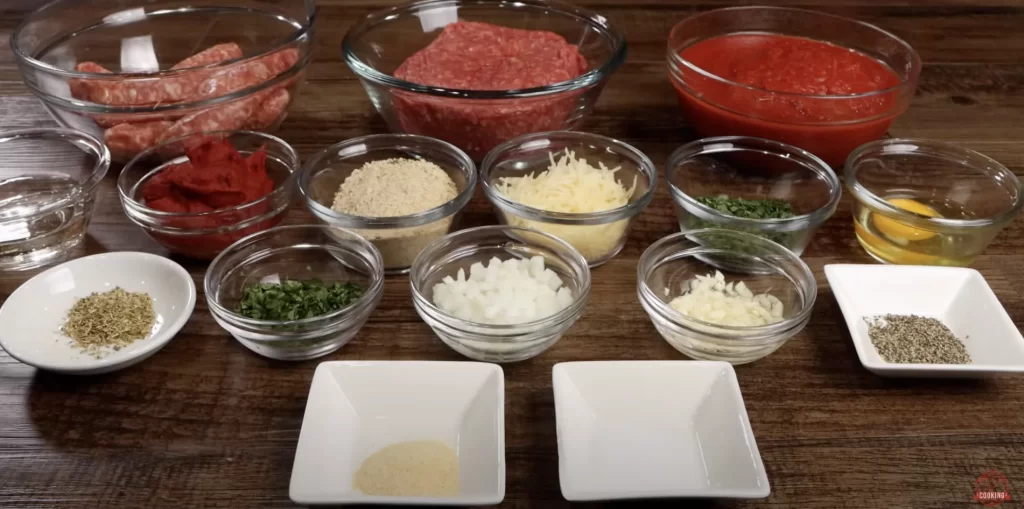 Meatball Sub Ingredients