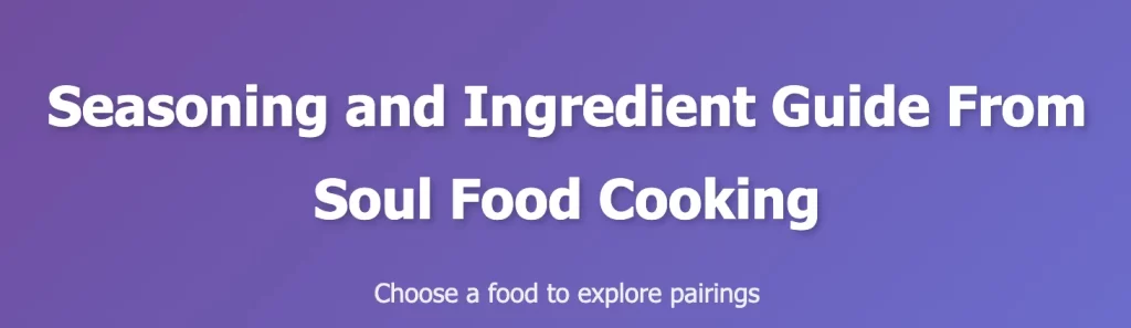 Seasoning Companion Guide