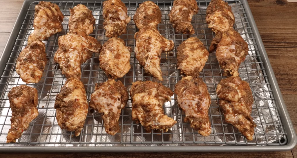 Baking the Jerk Chicken