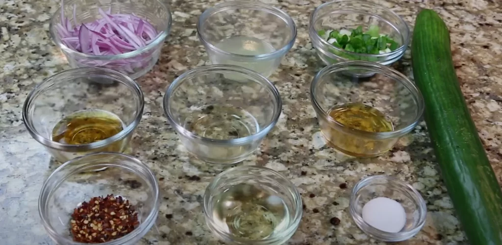 Ingredients For Thai Cucumber Salad