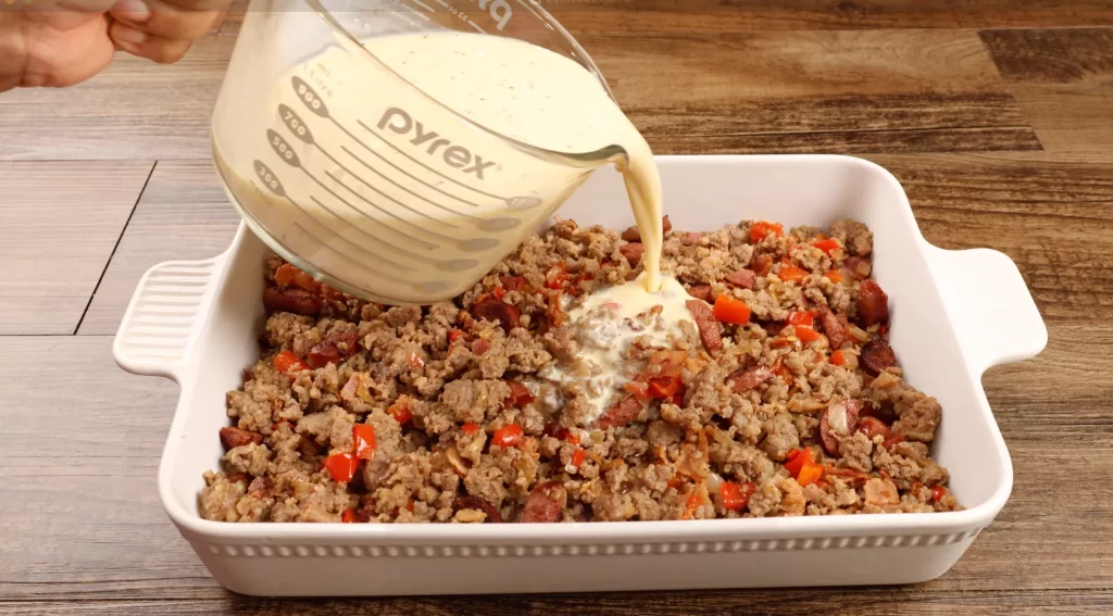 Building the Breakfast Casserole