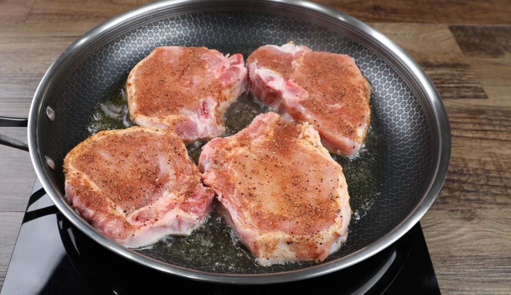 Searing Pork Chops